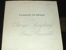 CHICAGO SYMPHONY BRASS ENSEMBLE Concert in Brass LP RARE AUDIOHPILE RECORDS #21