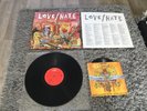 Love/Hate “Black Out In The Red Room” Orig 1990 Dutch vinyl Lp + Inner + Free 7”
