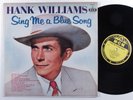 HANK WILLIAMS Sings Me A Blue Song MGM LP mono o