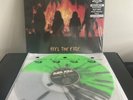 OVERKILL Feel The Fire VG++ GREEN/CLEAR SPLIT BLACK SPLATTER VINYL /300