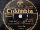 prewar pre-war blues 78 BAREFOOT BILL She's Got A Nice Line COLUMBIA 14544 HEAR