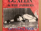 GG Allin & The Jabbers-Occupation Green Vinyl 7”
