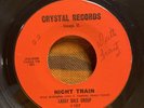 LARRY DALE GROUP   Night Train / Beautiful Delilah   Crystal Records r&b soul 45