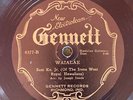 Gennett 6377 Sam Ku Jr. of Irene West Hawaiuian Troupe WAIALAE 78 rpm 1928 RARE