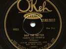 HEAR - Rare Pre-War Jazz 78 - Louis Armstrong - Skip The Gutter - OKeh # 8631
