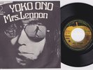 Yoko ONO * Mrs. Lennon * 1971 Italian 45 * Picture Sleeve * The Beatles *