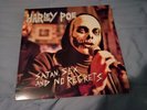 Harley Poe - Satan Sex & No Regrets Vinyl (Blue) LP 1st Press, Ltd. 200, NM/EX