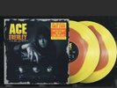 ACE FREHLEY TROUBLE WALKIN COLORED 2 LP 45 RPM VINYL  KISS yellow orange last1