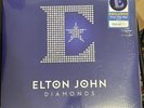 ELTON JOHN DIAMONDS 180g BLUE VINYL GREATEST HITS 2 LP SEALED 2017 LIMITED