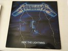 Metallica ‎– Ride The Lightning LP  VINYL RECORD 1984 Megaforce Records Inc.