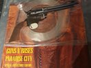 guns n roses 7inch paradise city gun shaped picture disc in holster sleeve nm co