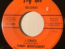 NORTHERN SOUL Tammy Montgomery I CRIED Try Me 45 rare Tammi Terrell EX