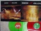 QUEEN LIVE KILLERS ELEKTRA P-5567,8E JAPAN CLEAR RED & GREEN VINYL 2LP