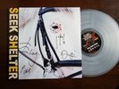 Iceage Seek Shelter clear / autographed signed original vinyl LP: NM jacket: EX