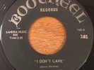 RARE MEMPHIS NORTHERN SOUL 45 - LOUIE PALMER - I DON'T CARE - BOOTHEEL