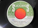 PAUL KELLY / POLITICS & BABYLON. ROOTS REGGAE SUPER RARE 45 KILLER SHOT