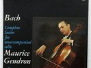 MAURICE GENDRON – JS BACH the 6 suites for cello solo PHILIPS 3xLPs box