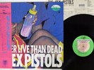 SEX PISTOLS BETTER LIVE THAN DEAD VAP 35203 25 JAPAN OBI VINYL LP