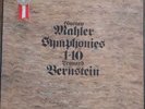 15LP BOX GUSTAV MAHLER 10 Zehn Symphonien Sinfonien LEONHARD BERNSTEIN CBS GM15