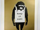 BANKSY Laugh Now / Keep it Real vinyl record Numbered GOLD x/1000 DJ DM