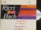 RUGGIERO RICCI Plays Bach 3 RARE PROMO Unaccompanied Violin DECCA DL STEREO WLP