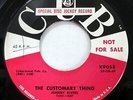 JOHNNY RIVERS 45 Customary Thing/Answer Me VG+/NM on Cub PROMO rock N roll mc447