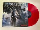 MEGADETH DYSTOPIA LP VINYL RECORD ON RED COLORED VINYL FIRST PRESS RARE