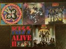 Kiss 8 Album Lot, Rock and Roll Over Alive Destroyer Love Gun Alive II LP Record