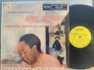 Charlie Parker With Strings April In Paris VG+ YELLOW VERVE TRUMPET MONO DG