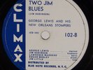 GEORGE LEWIS & NEW ORLEANS STOMPERS: Milenberg Joys US Climax Blue Note 102 78