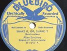 Allen Brothers - Shake It, Ida, Shake It - Bluebird 5165, Country 78, 1933