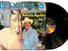 ANTONIO AGUILAR 15 Exitos Con Tambora Vol 3 LP Vinyl 1987 Mexico TRISTE RECUERDO