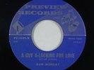 Garage Song Poem 45 - Dan Monday - A Guy A-Looking - Preview - VG++ obscure
