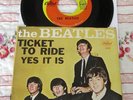 The Beatles-Ticket To Ride/Yes It Is-Vinyl 45 w/Picture Sleeve