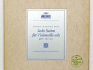 PIERRE FOURNIER - JS BACH the 6 suites for cello solo ARCHIV 3xLPs box NM