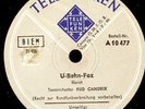FUD CANDRIX TANZORCH. U-Bahn-Fox / Die Stimme der Welt   Schellackplatte   S8436
