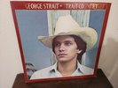 Gold Stamped Promo George Strait Strait Country Lp (1981)