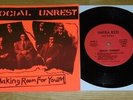 SOCIAL UNREST - MAKING ROOM FOR YOUTH - INFRA RED RECORDS - 1981 - VERY GOOD+