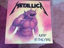 Metallica Jump in the fire 12in red vinyl Music for  nations 1983 12KUT 105 ex