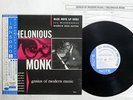 THELONIOUS MONK GENIUS OF MODERN MUSIC BLUE NOTE TOJJ-5002 JAPAN OBI VINYL 10