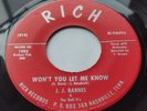 USA  Ex to NM- J.J. BARNES Won't You Let Me Know / My Love 1961 FUNK SOUL 45