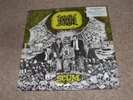 NAPALM DEATH = SCUM RARE LIME GREEN SLEEVE ORIGINAL FIRST PRESS LP + INSERT EX