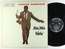 Louis Jordan - Man, We're Wailin' LP - Mercury Black Label Mono DG VG+