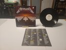 Metallica Master Of Puppets  1986 White Label Promo LP VG+ Rare  Gold Foil Stamp