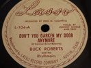 BUCK ROBERTS & JOHNNY GIMBLE VOCAL & TRIO. LASSO RECORDS  AUSTIN TX.  VG++