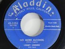 Rare Rock Blues 45 - Jimmy Liggins - No More Alcohol - 1954 EP - Aladdin - RARE