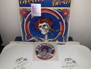 Grateful Dead Skull & Roses Promo White Label Hype + Sticker 1st Press LP Psych