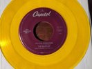 Beatles Yellow Vinyl 45 RPM Record Yellow Submarine / Eleanor Rigby 1987 LTD