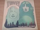 SUNDOWNERS Pulling Back The Night SIGNED Green & Black Numbered Vinyl LP #64/500