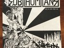 VINYL SUBHUMANS Religious Wars FOLD-OUT SPIDERING SDL7 UK 1982 7